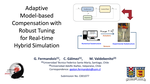 Optimal gain calibration of adaptive model-based compensation for RTHS testing