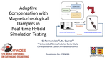Adaptive Compensation with Magnetorheological Dampers in RTHS Testing